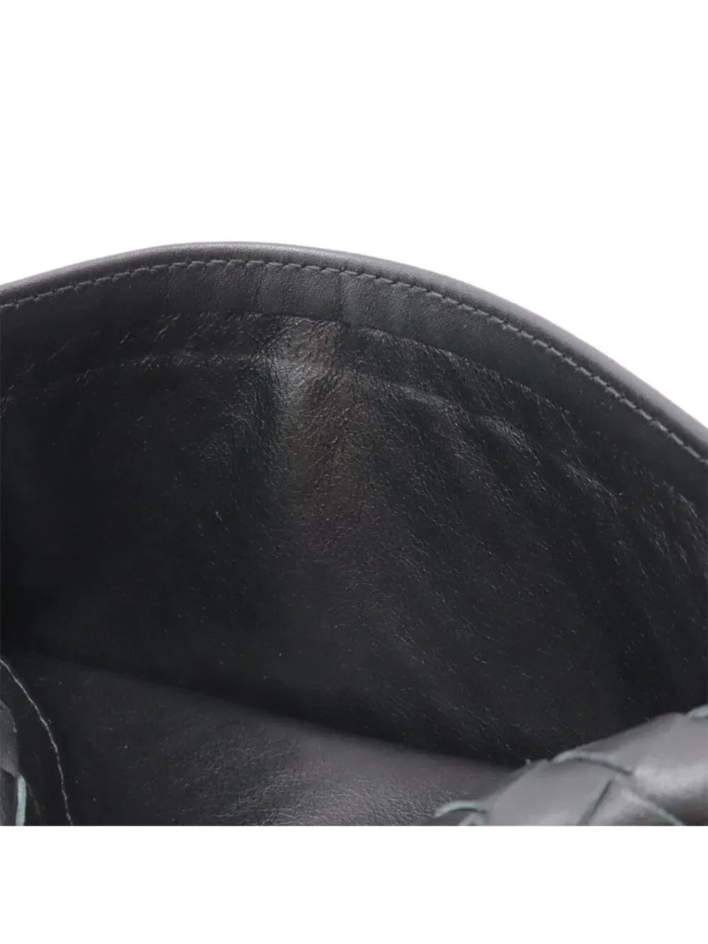 Bottega Veneta Intrecciato Wallet Bifold Long Billfold Leather Black